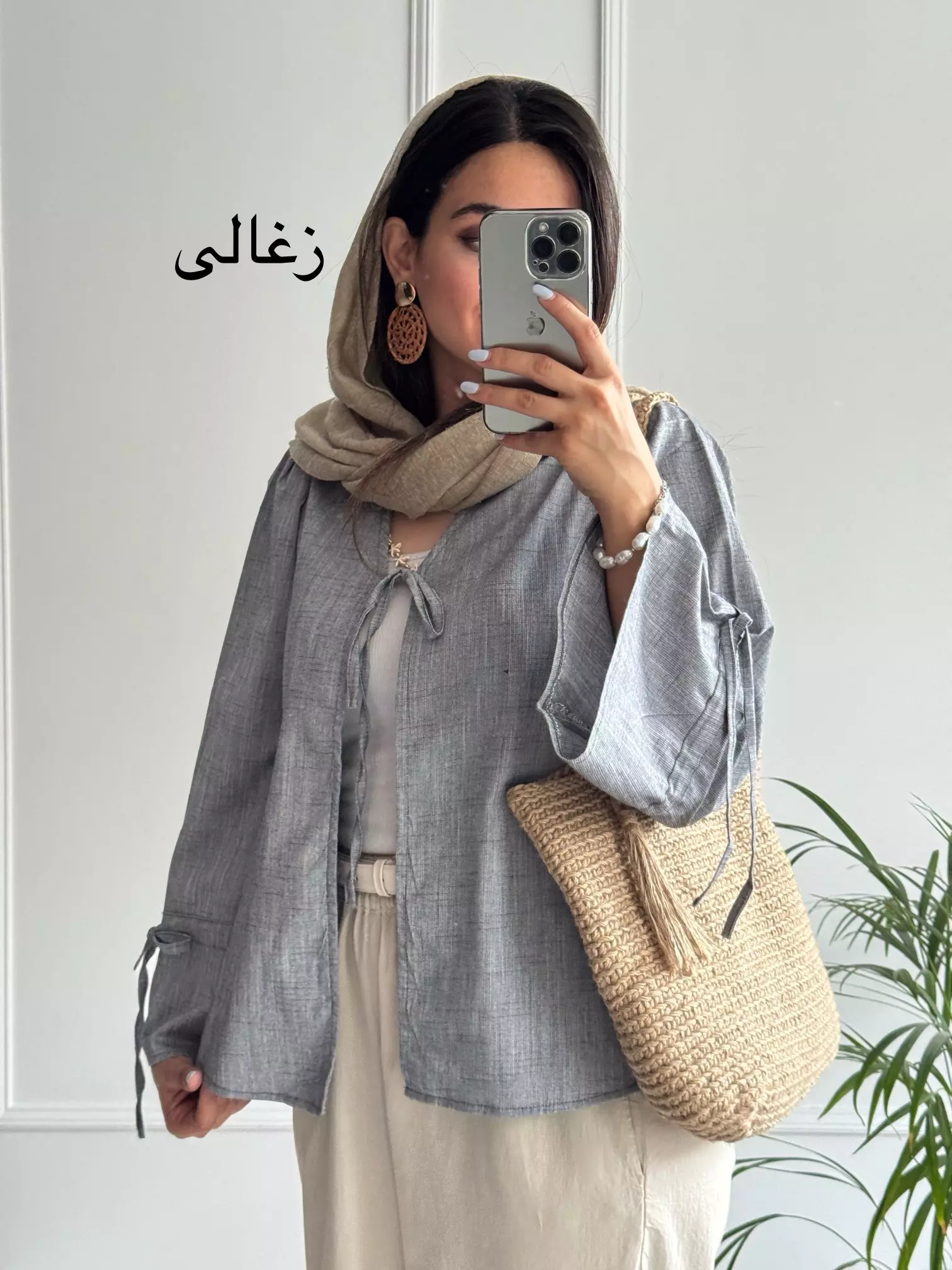 مانتو شومیزی لینن ژینا